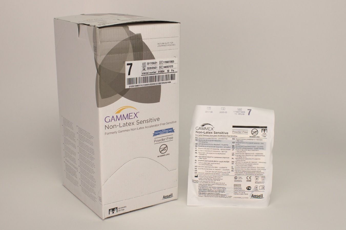 OP Handske Gammex Non-Latex Sensitiv 7 PF 50par