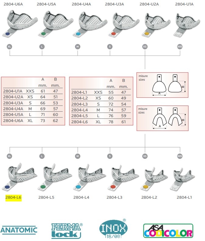 Avtryckssked 2804 perforerad UK XL blå L6