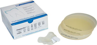 Erkoplast PLA-T tranparent 3,0 125x125 10st