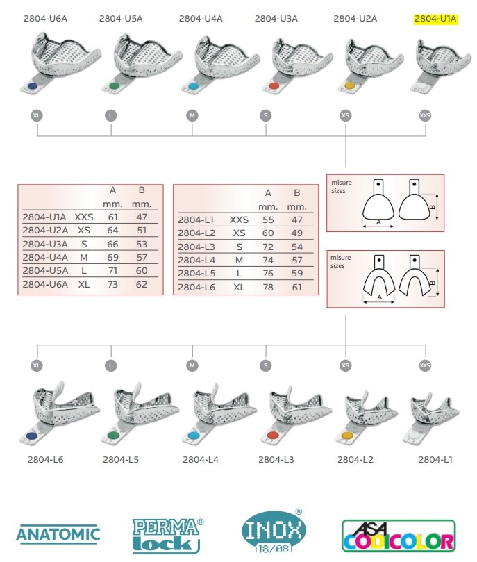 Avtryckssked 2804 perforerad ÖK XXS vit U1