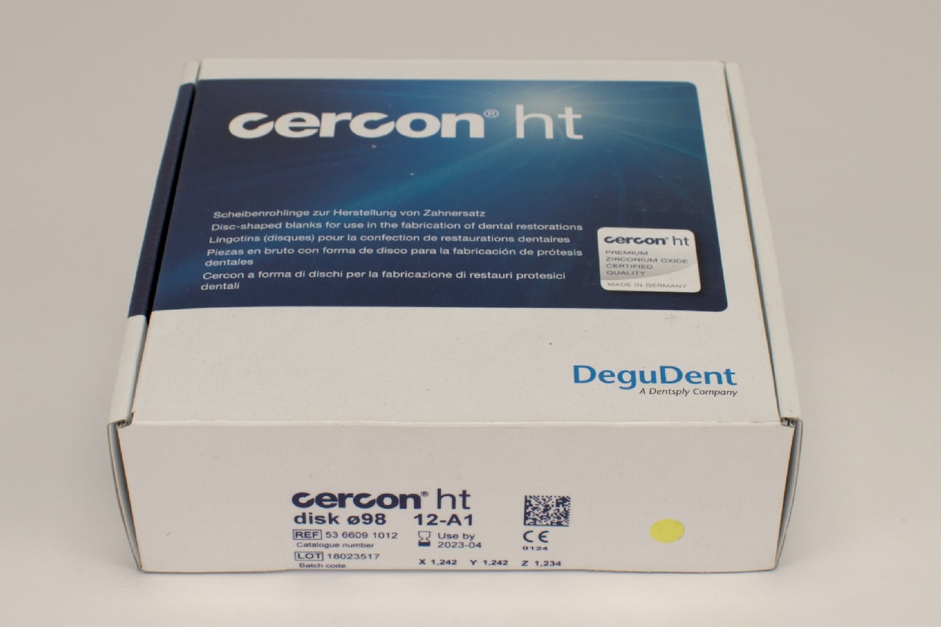 Cercon ht disk A1 ø98 x 12mm
