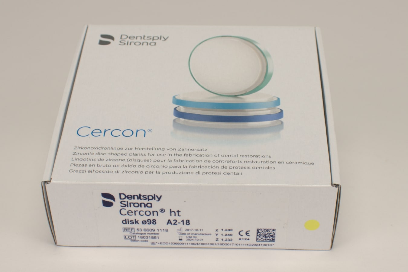 Cercon ht disk A2 ø98 x 18mm