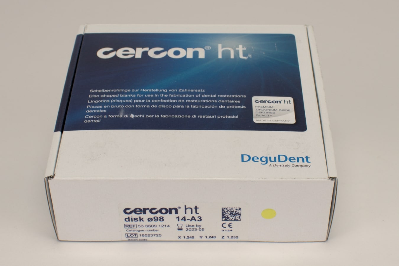 Cercon ht disk A3 ø98 x 14mm