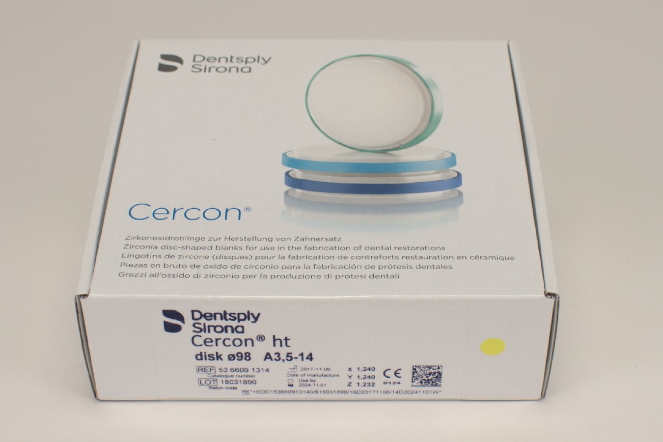 Cercon ht disk A3,5 ø98 x 14mm