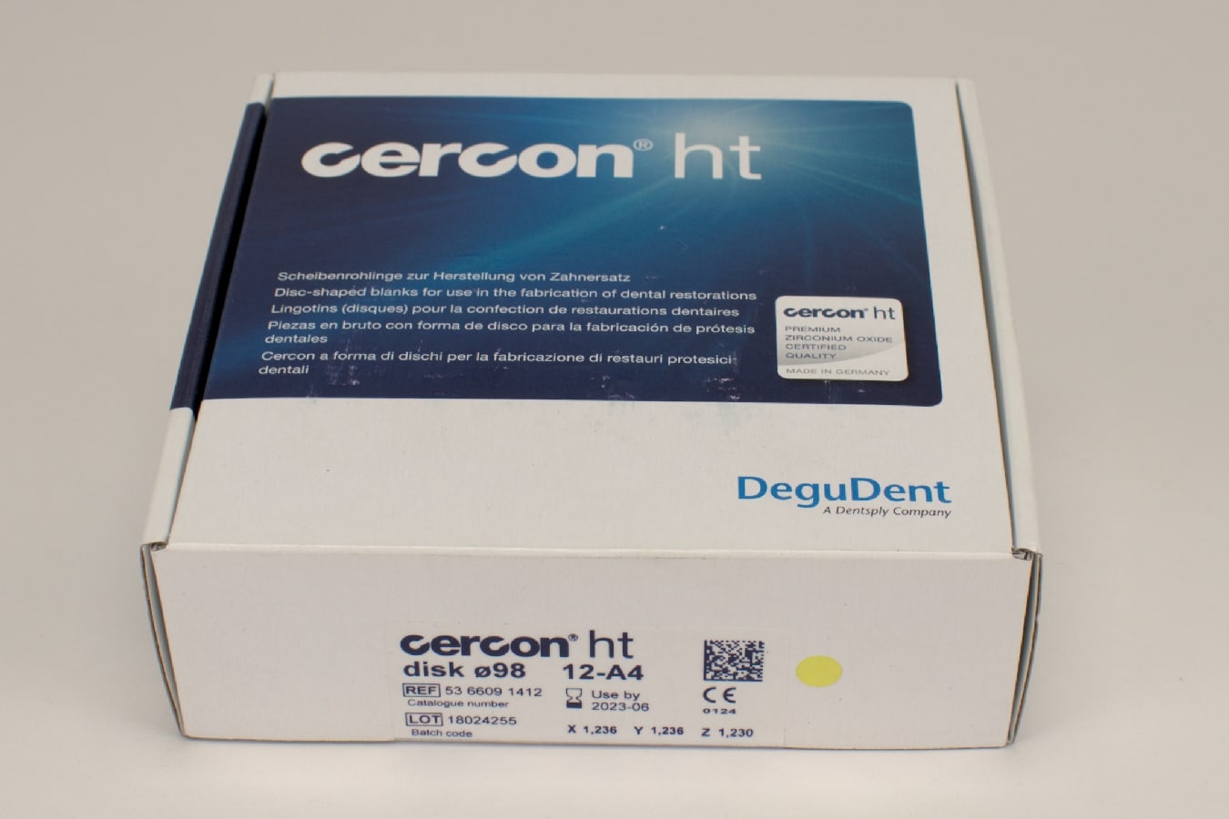 Cercon ht disk A4 ø98 x 12mm