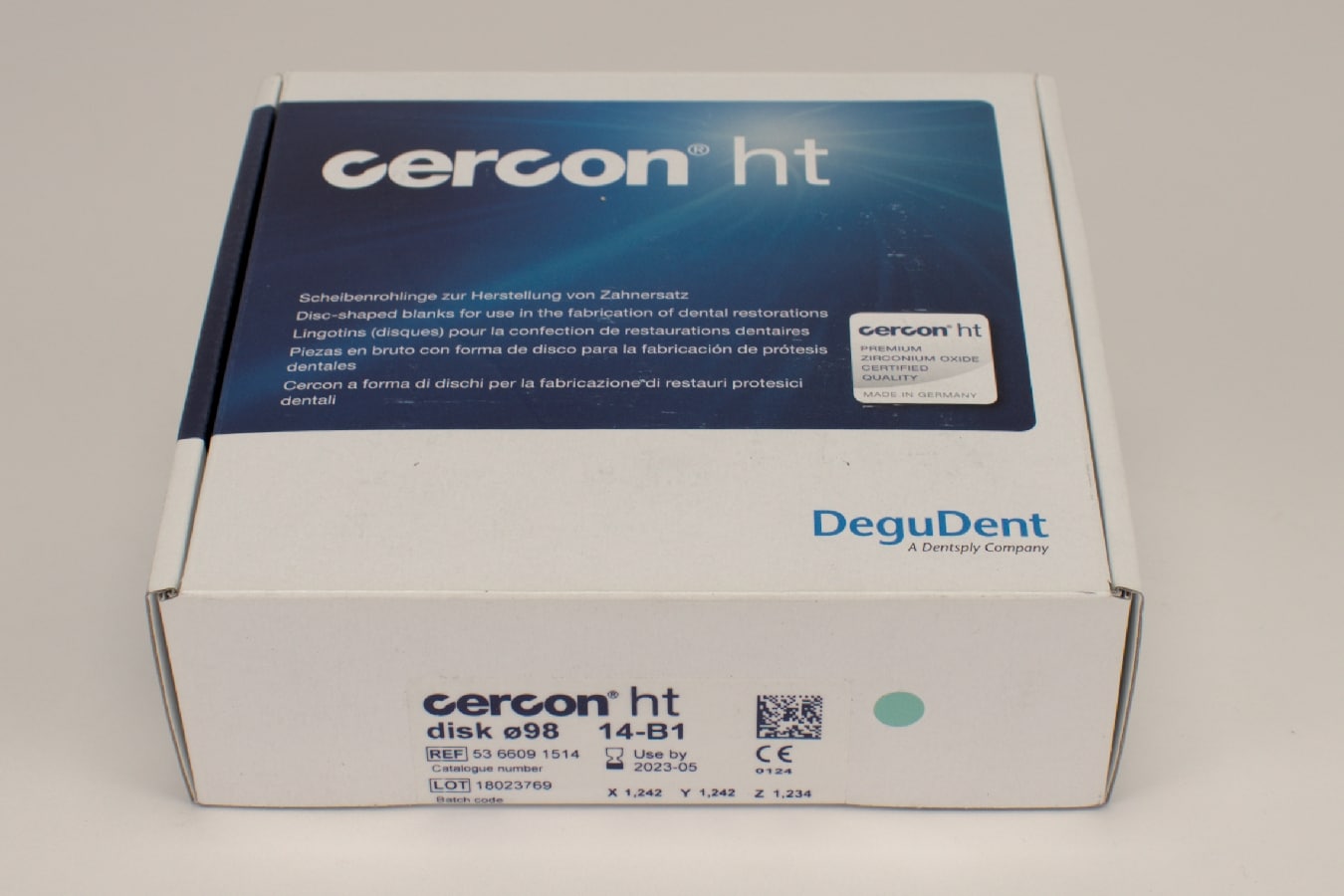 Cercon ht disk B1 ø98 x 14mm
