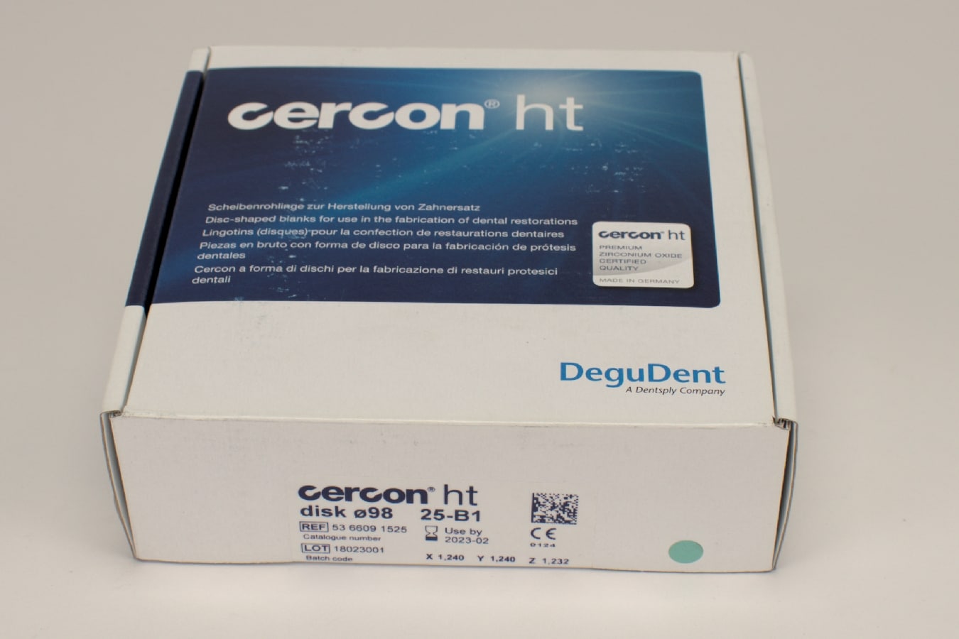 Cercon ht disk B1 ø98 x 25mm