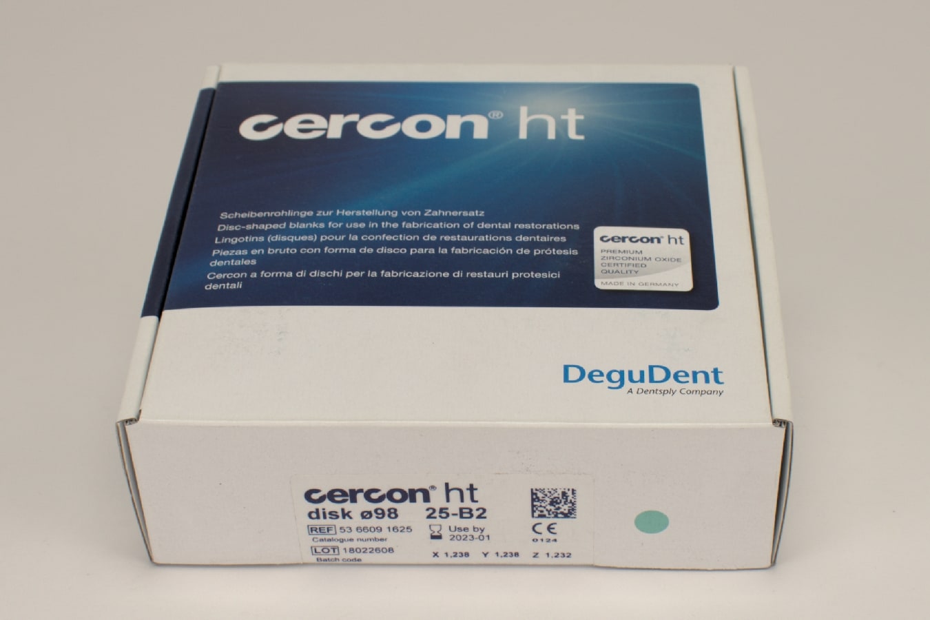 Cercon ht disk B2 ø98 x 25mm
