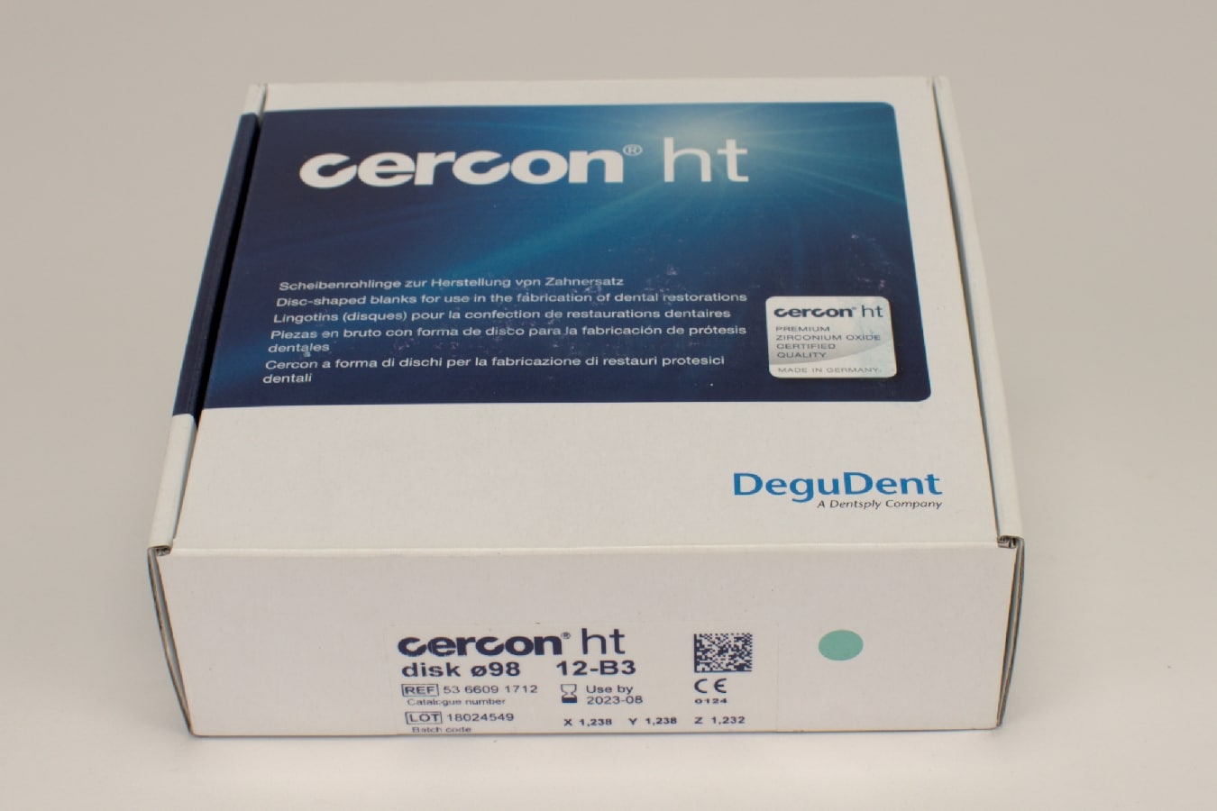 Cercon ht disk B3 ø98 x 12mm