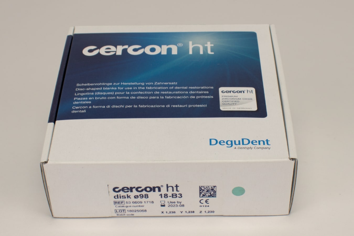 Cercon ht disk B3 ø98 x 18mm