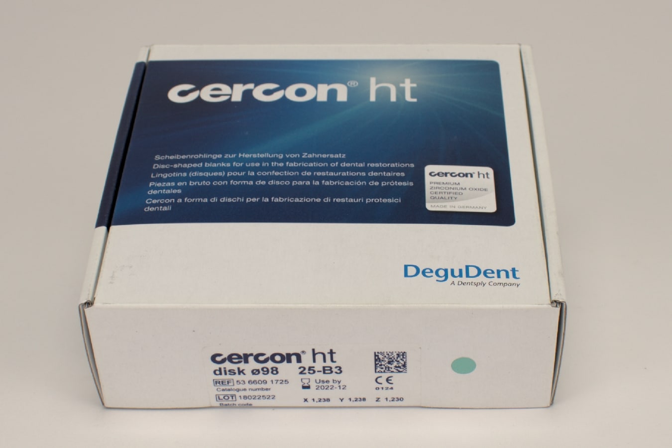 Cercon ht disk B3 ø98 x 25mm