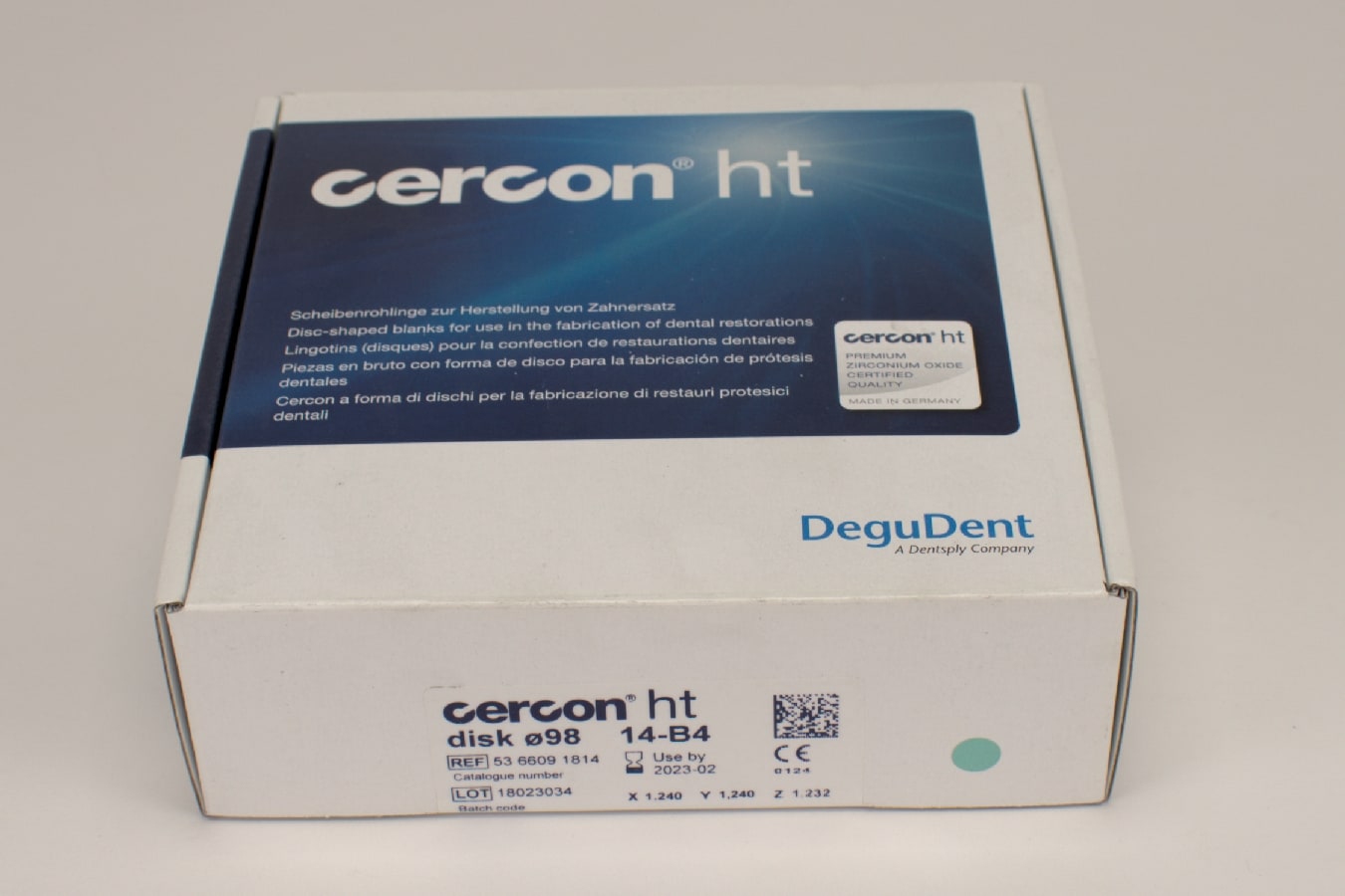 Cercon ht disk B4 ø98 x 14mm
