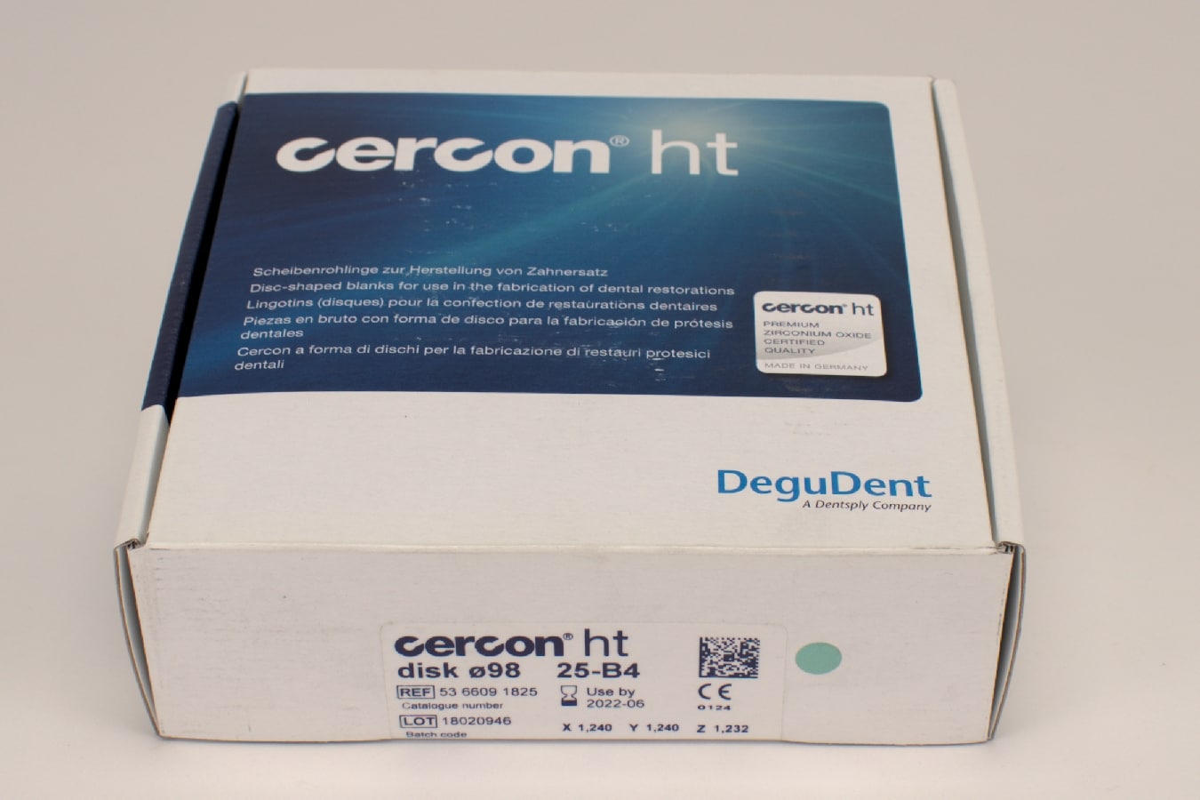 Cercon ht disk B4 ø98 x 25mm
