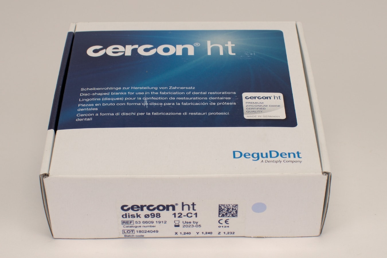 Cercon ht disk C1 ø98 x 12mm