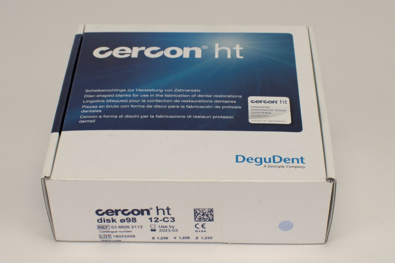Cercon ht disk C3 ø98 x 12mm