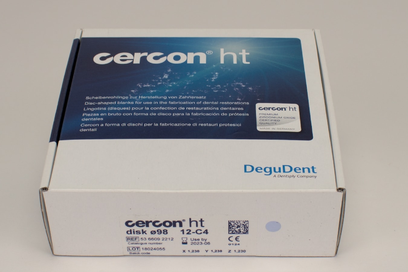Cercon ht disk C4 ø98 x 12mm