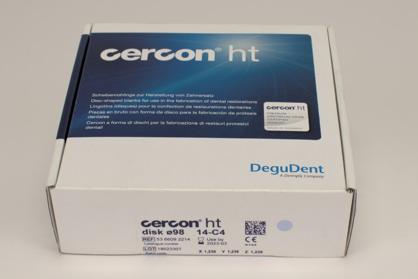Cercon ht disk C4 ø98 x 14mm