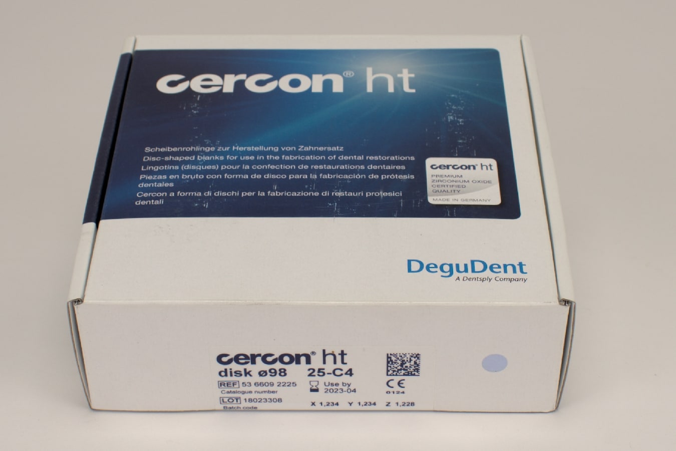 Cercon ht disk C4 ø98 x 25mm