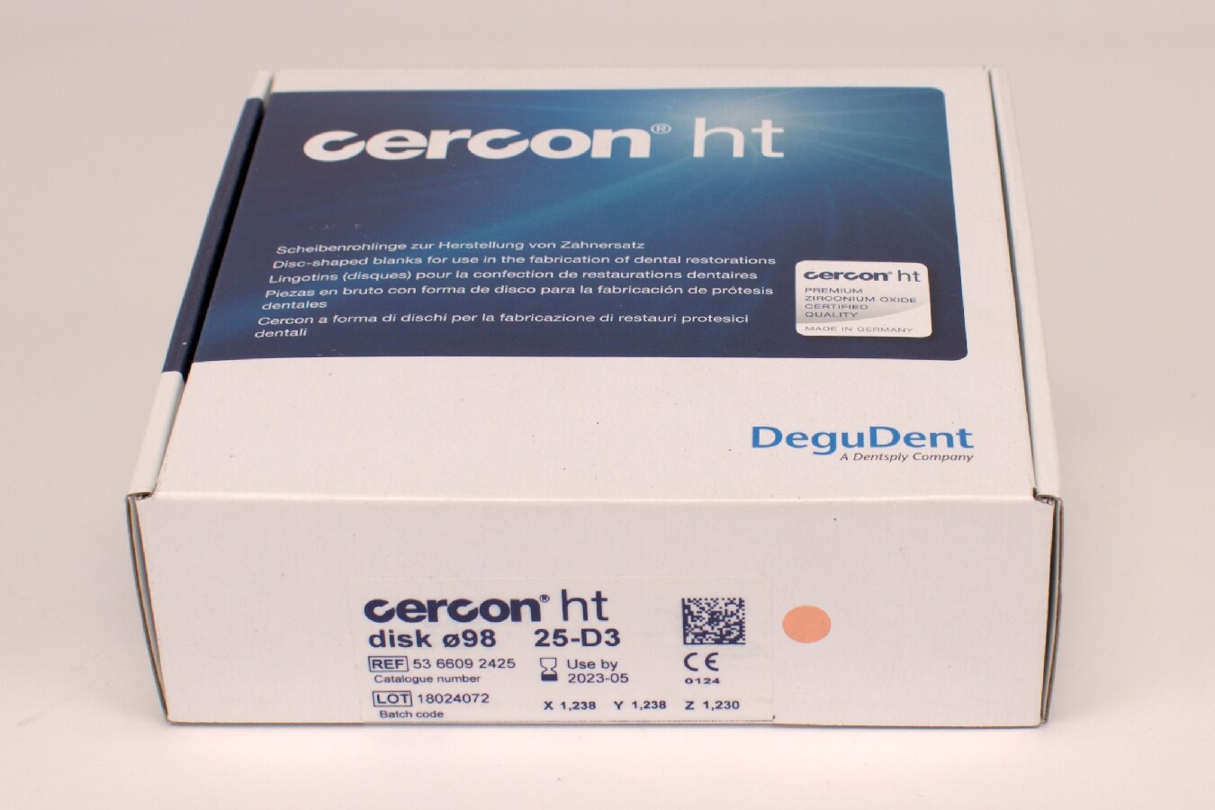 Cercon ht disk D3 ø98 x 25mm