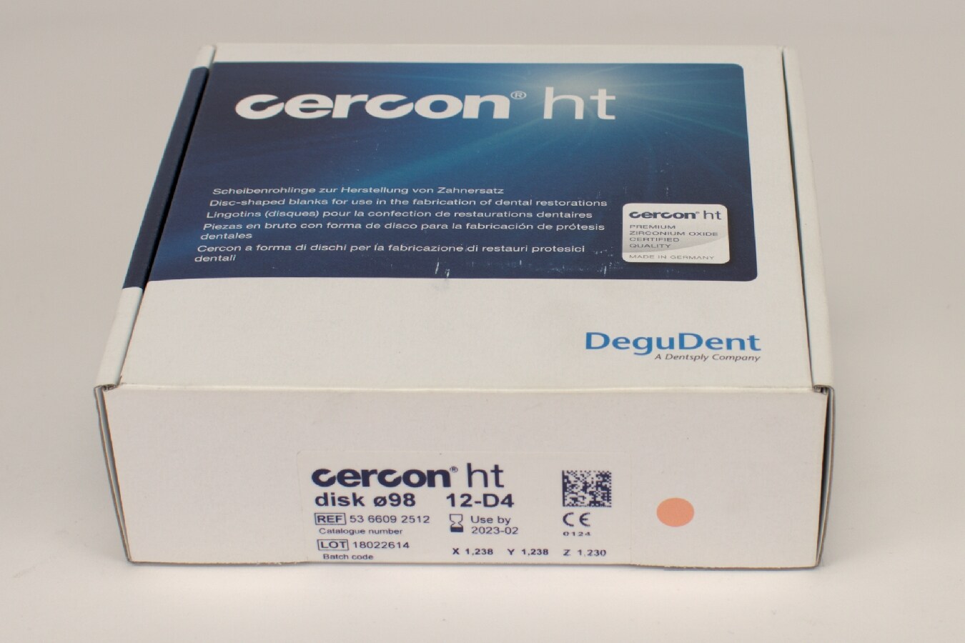 Cercon ht disk D4 ø98 x 12mm