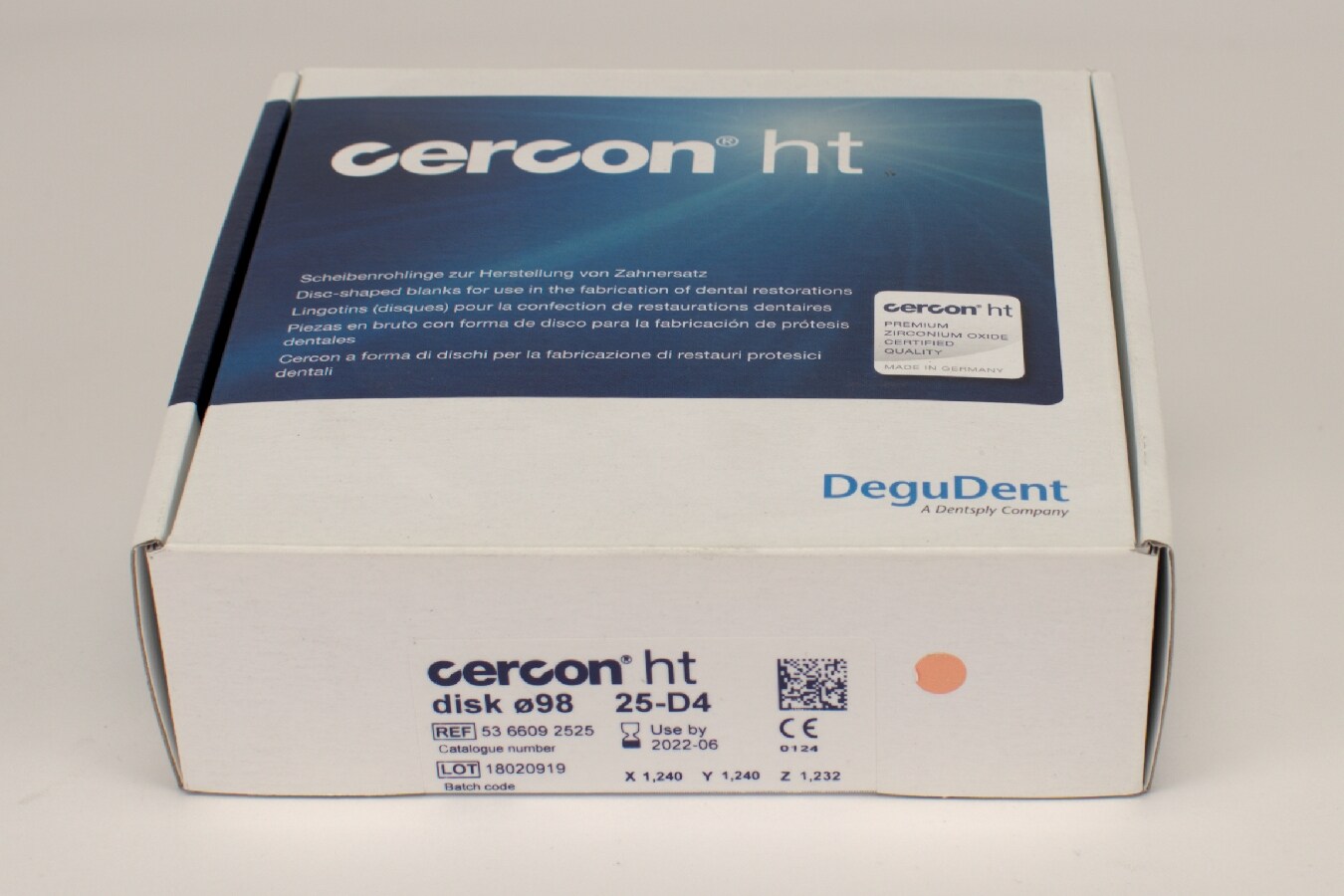 Cercon ht disk D4 ø98 x 25mm
