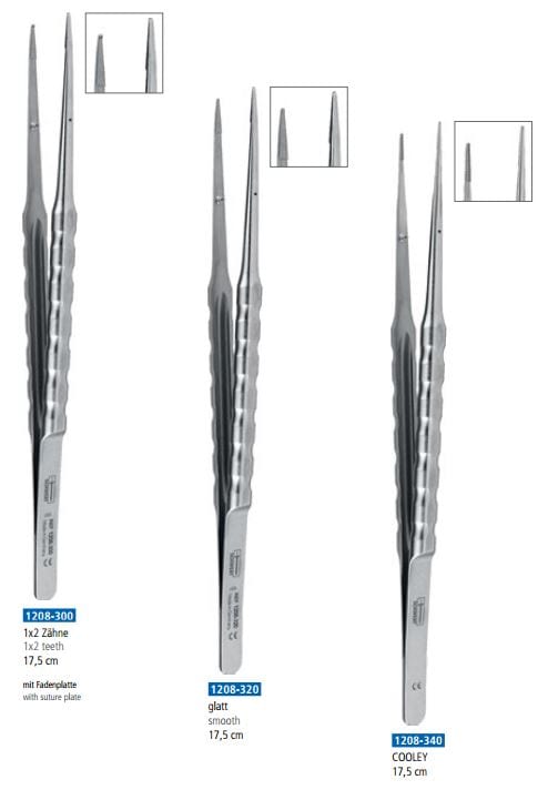 Anatomisk Pincett Mikrokirurgi 17,5cm