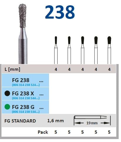 Fg Diamantborr 238 012 X x-grov 5st