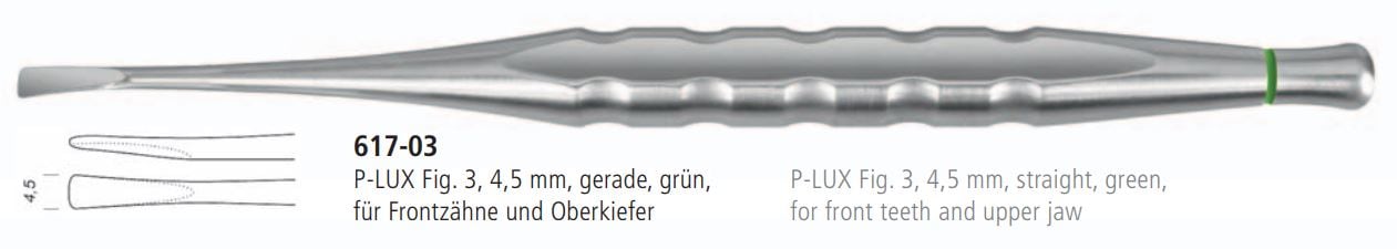 P-LUX Luxation grön rak 4,5mm