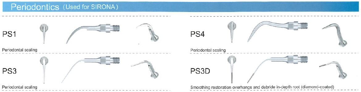 Woodpecker Tip PS4 Perio Sirona