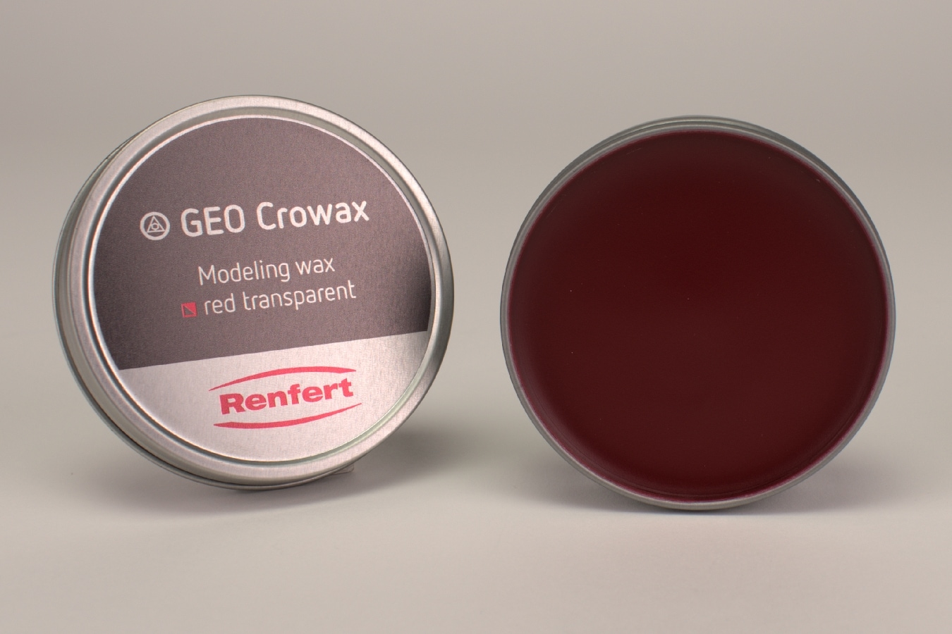 GEO Crowax Modelleringsvax röd transpa 80g