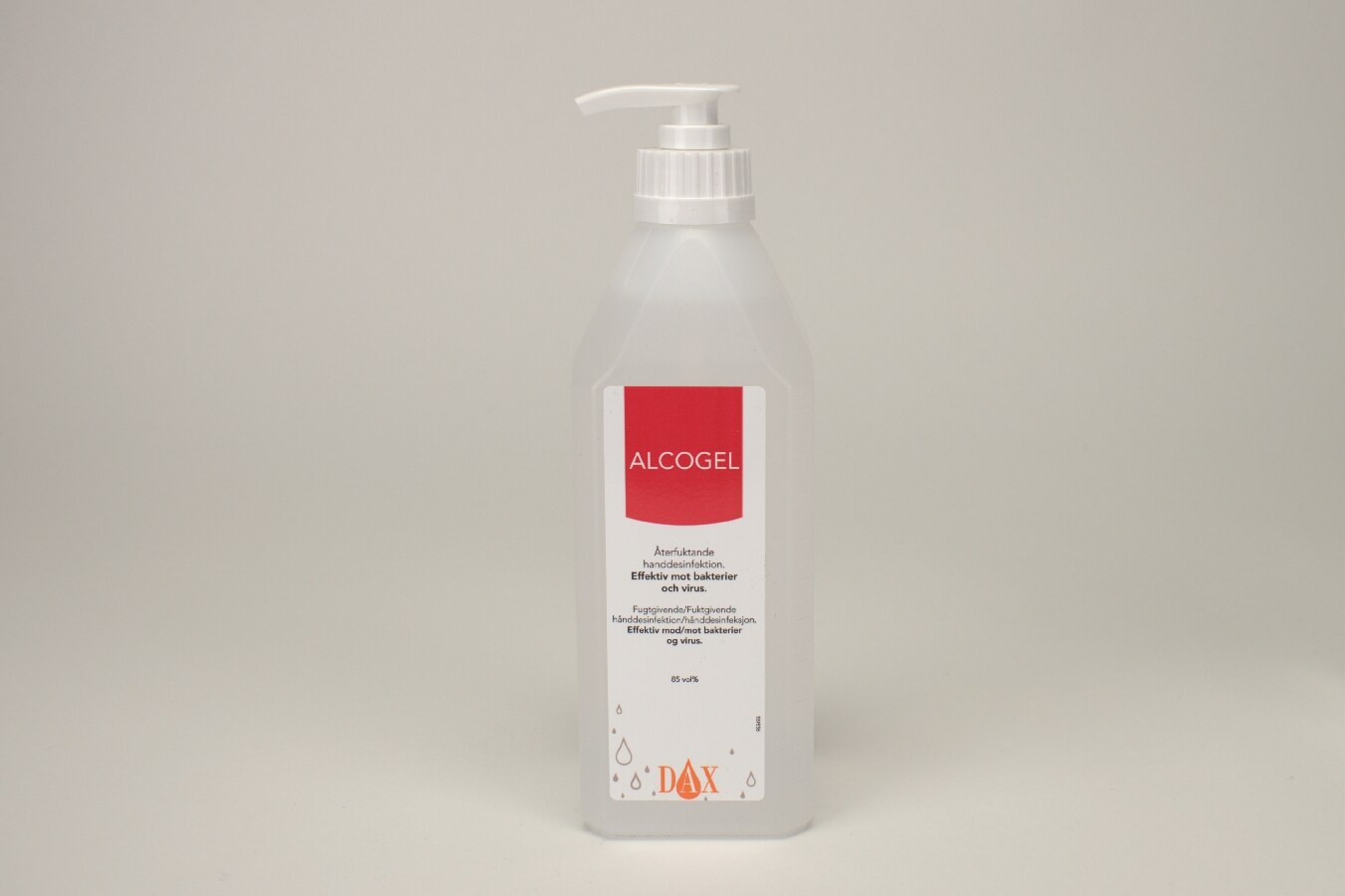 DAX AlcoGel Handdesinfektion 600ml med pump