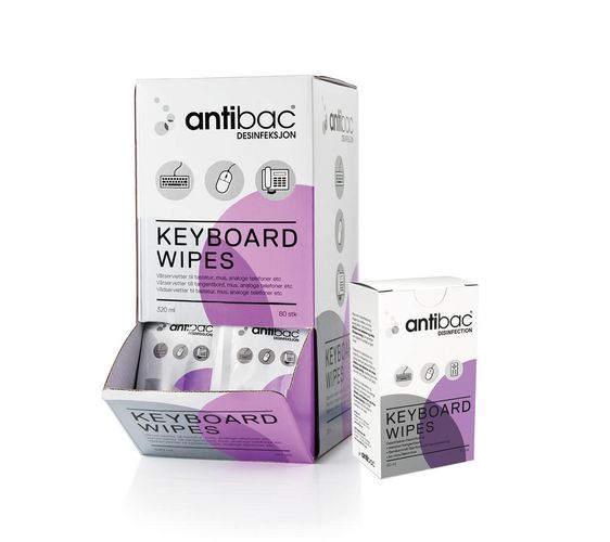 Antibac Keyboard Wipes 10st