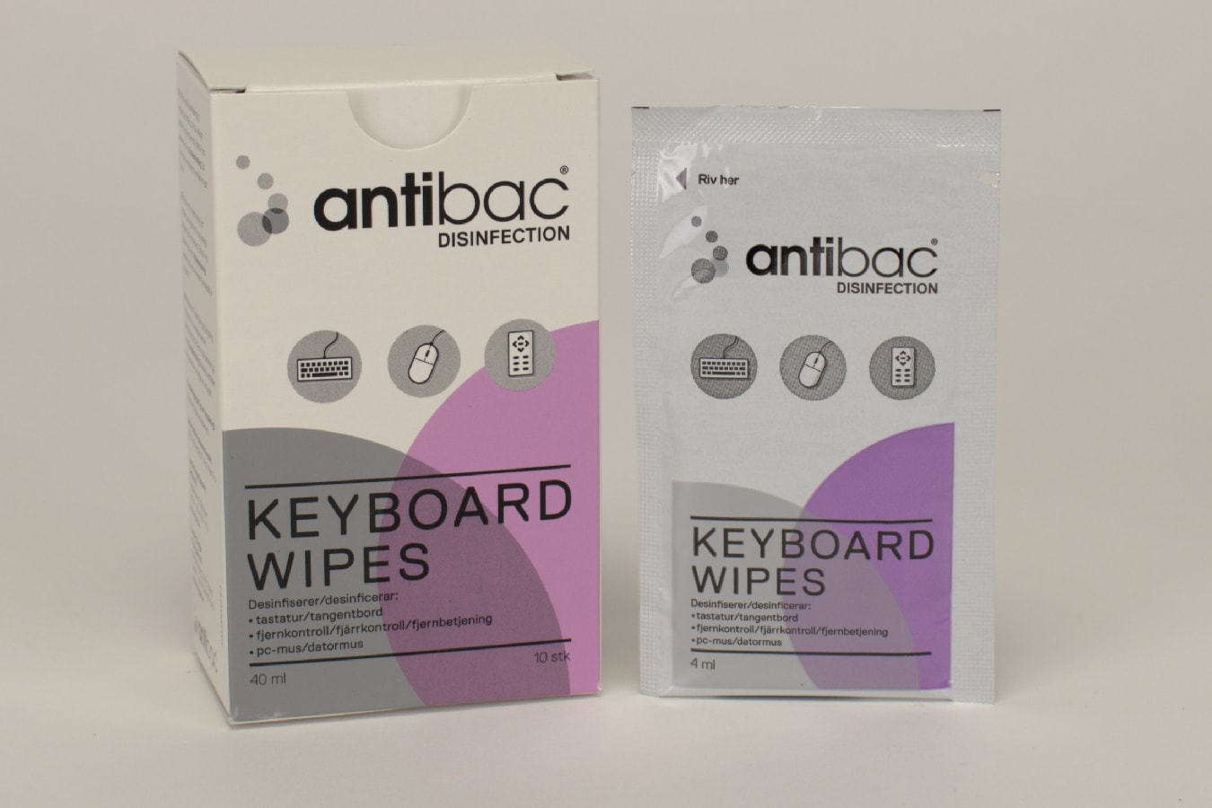 Antibac Keyboard Wipes 10st