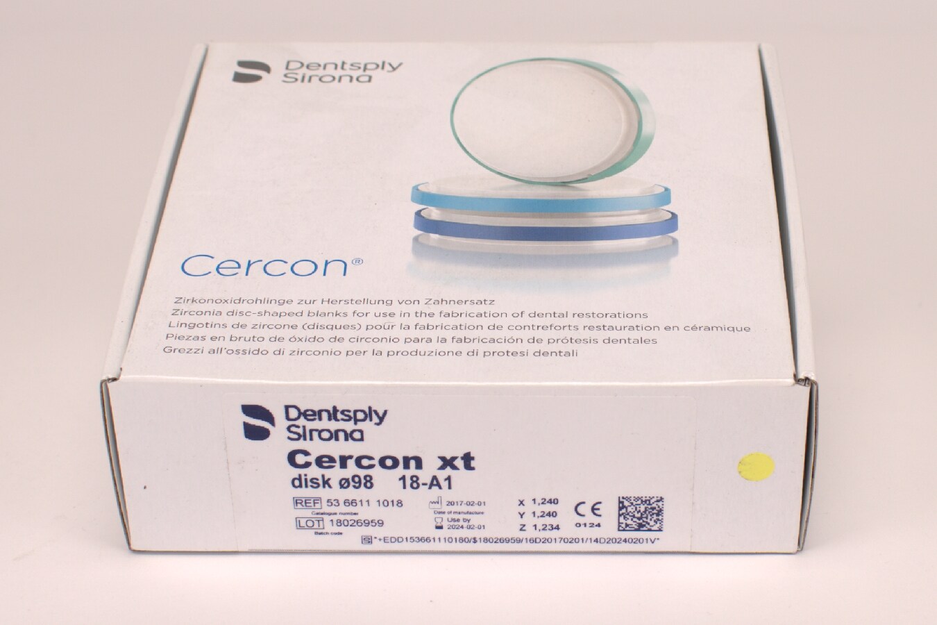 Cercon xt A1 disk 98x18mm