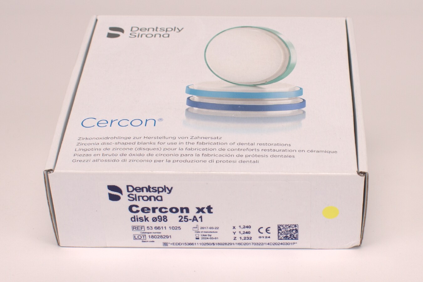 Cercon xt A1 disk 98x25mm