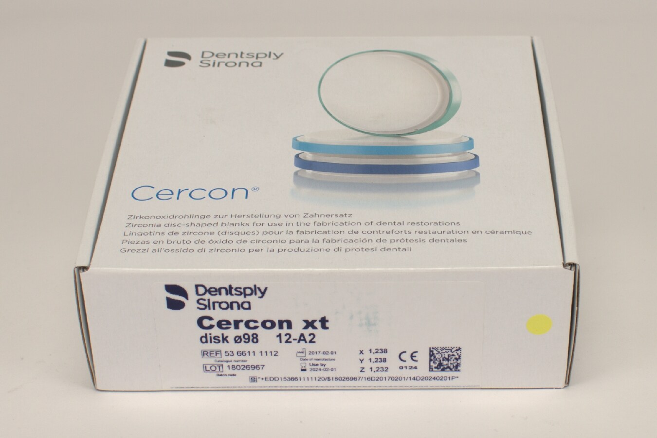 Cercon xt A2 disk 98x12mm