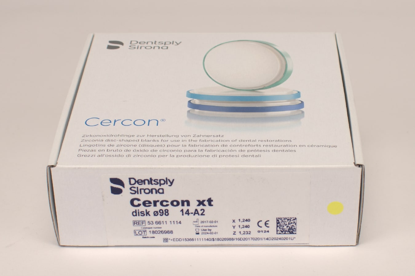 Cercon xt A2 disk 98x14mm