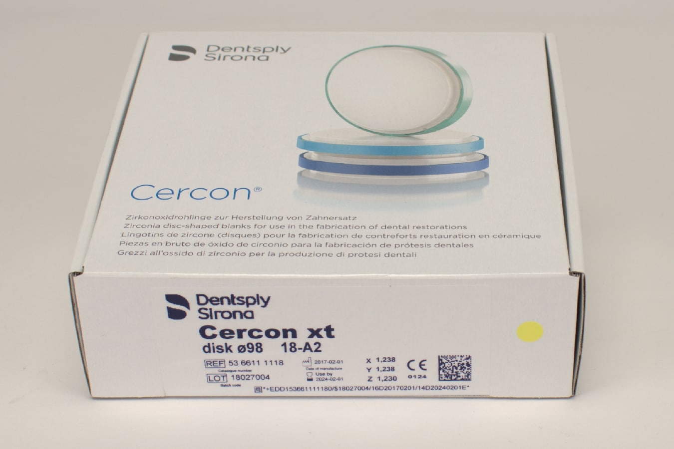 Cercon xt A2 disk 98x18mm