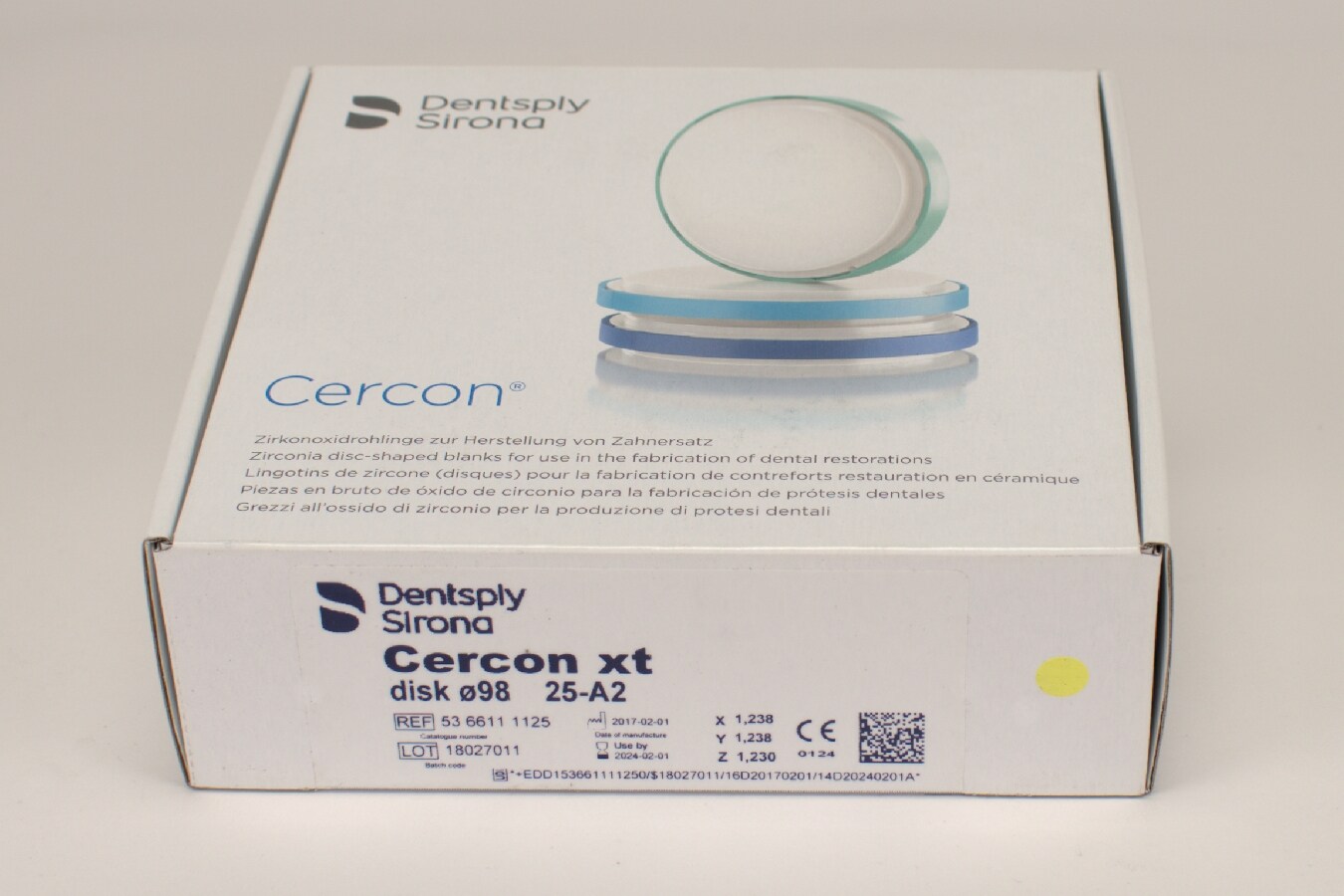 Cercon xt A2 disk 98x25mm