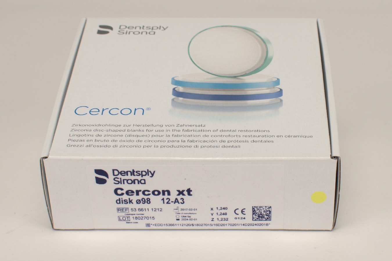 Cercon xt A3 disk 98x12mm