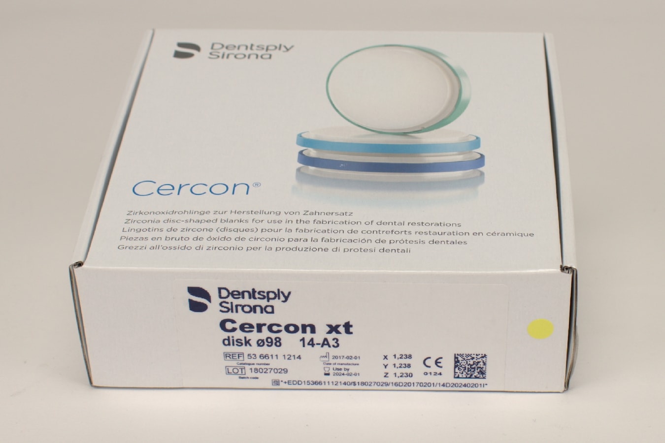 Cercon xt A3 disk 98x14mm