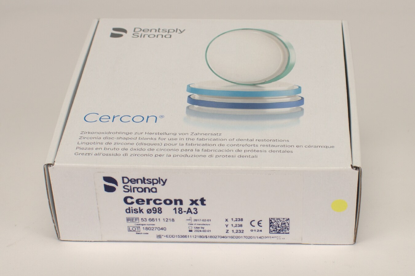 Cercon xt A3 disk 98x18mm