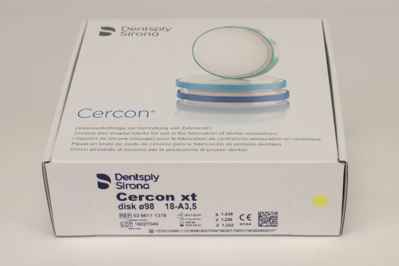Cercon xt A3,5 disk 98x18mm