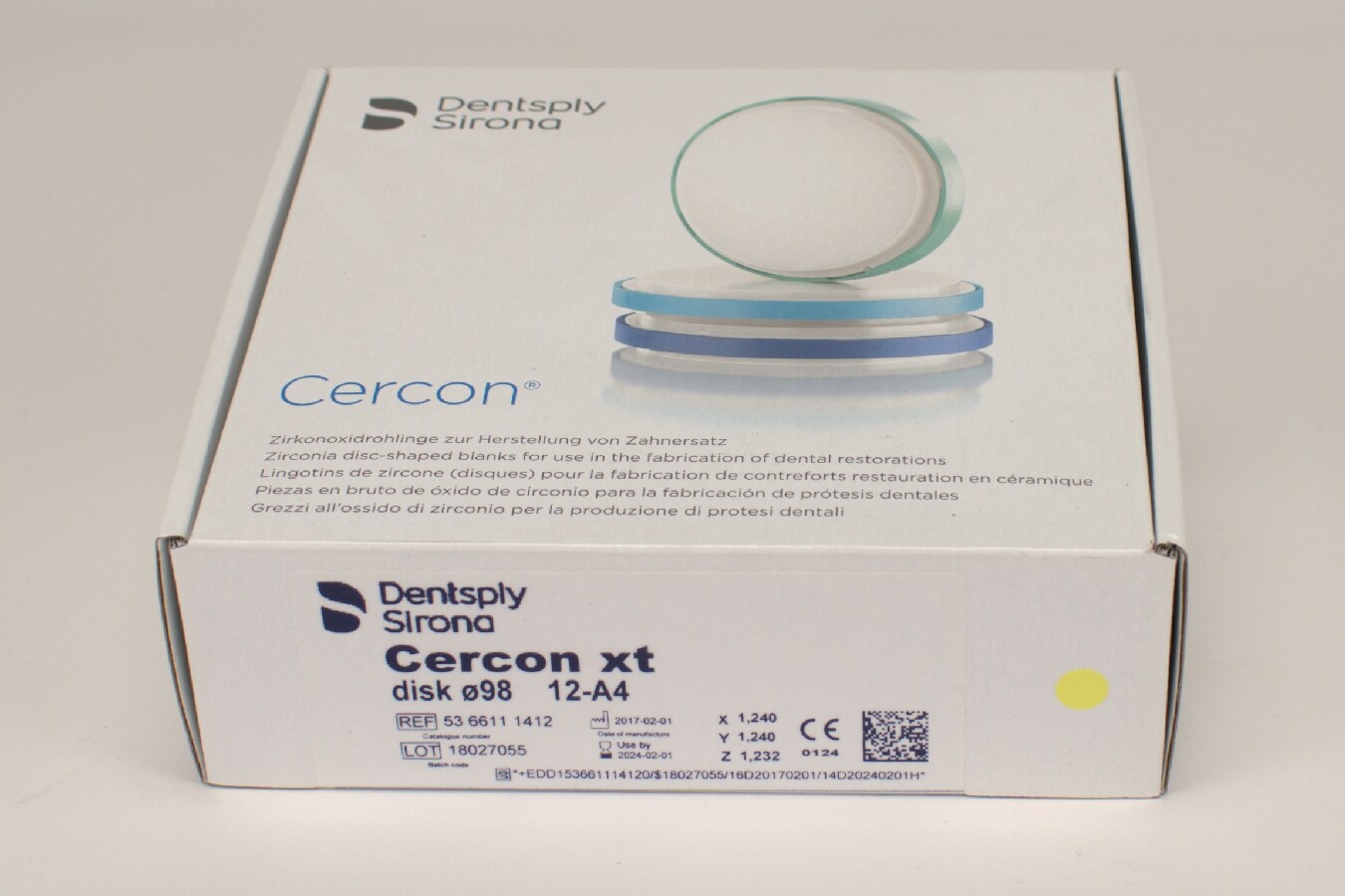 Cercon xt A4 disk 98x12mm
