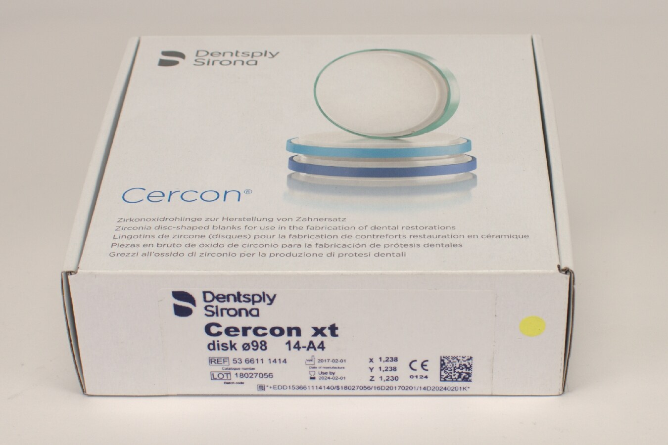 Cercon xt A4 disk 98x14mm