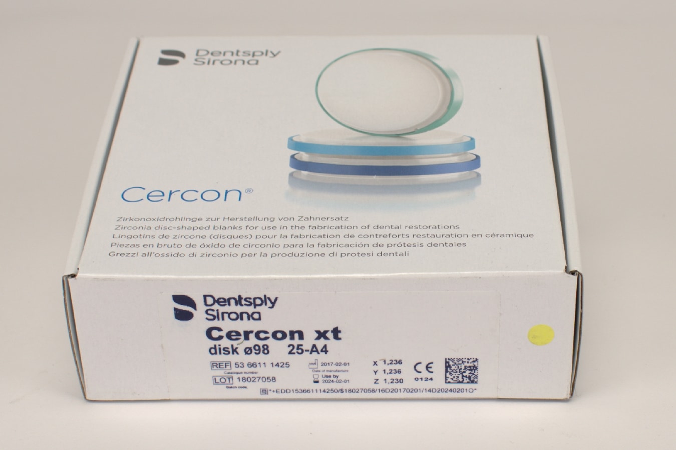 Cercon xt A4 disk 98x25mm