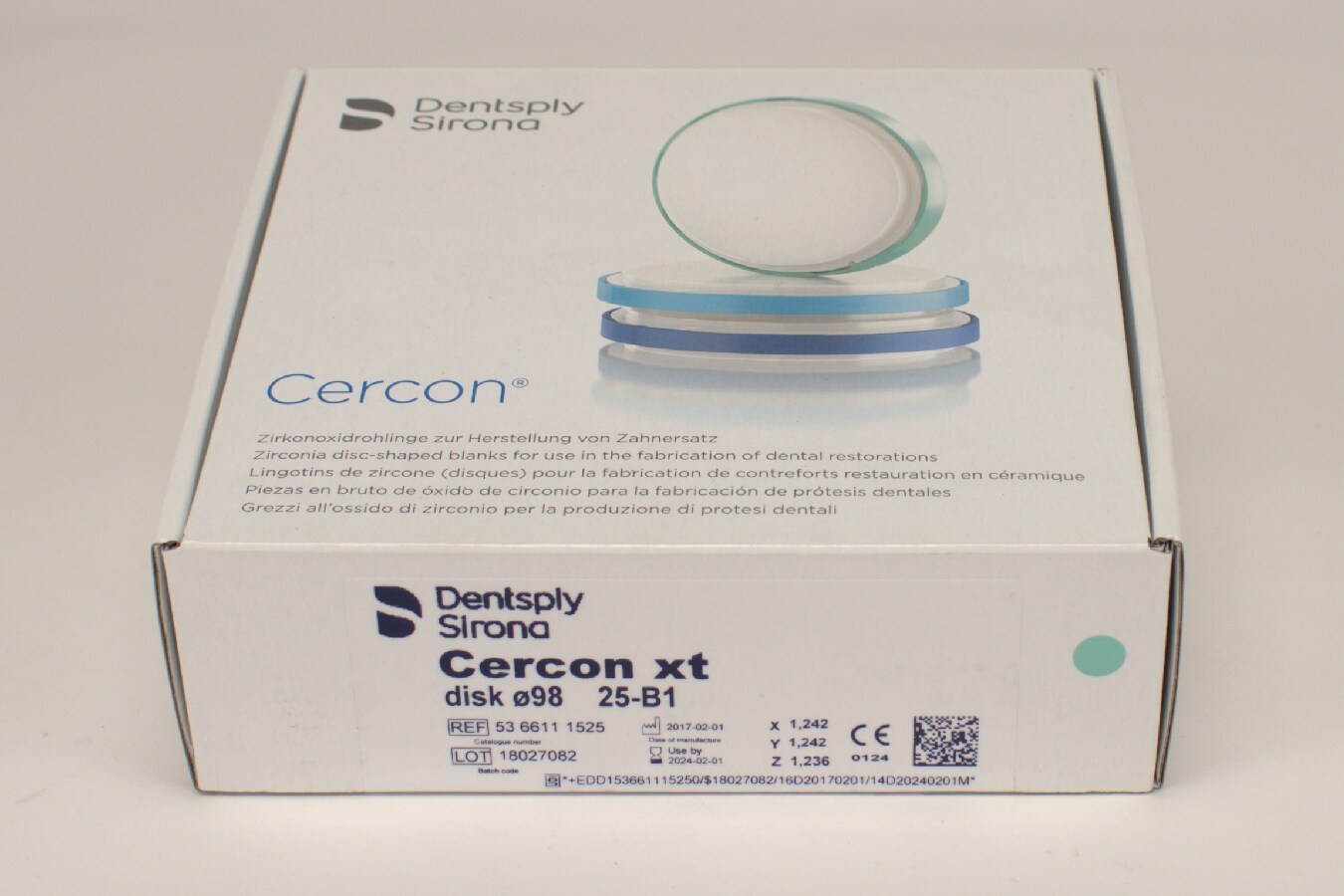 Cercon xt B1 disk 98x25mm