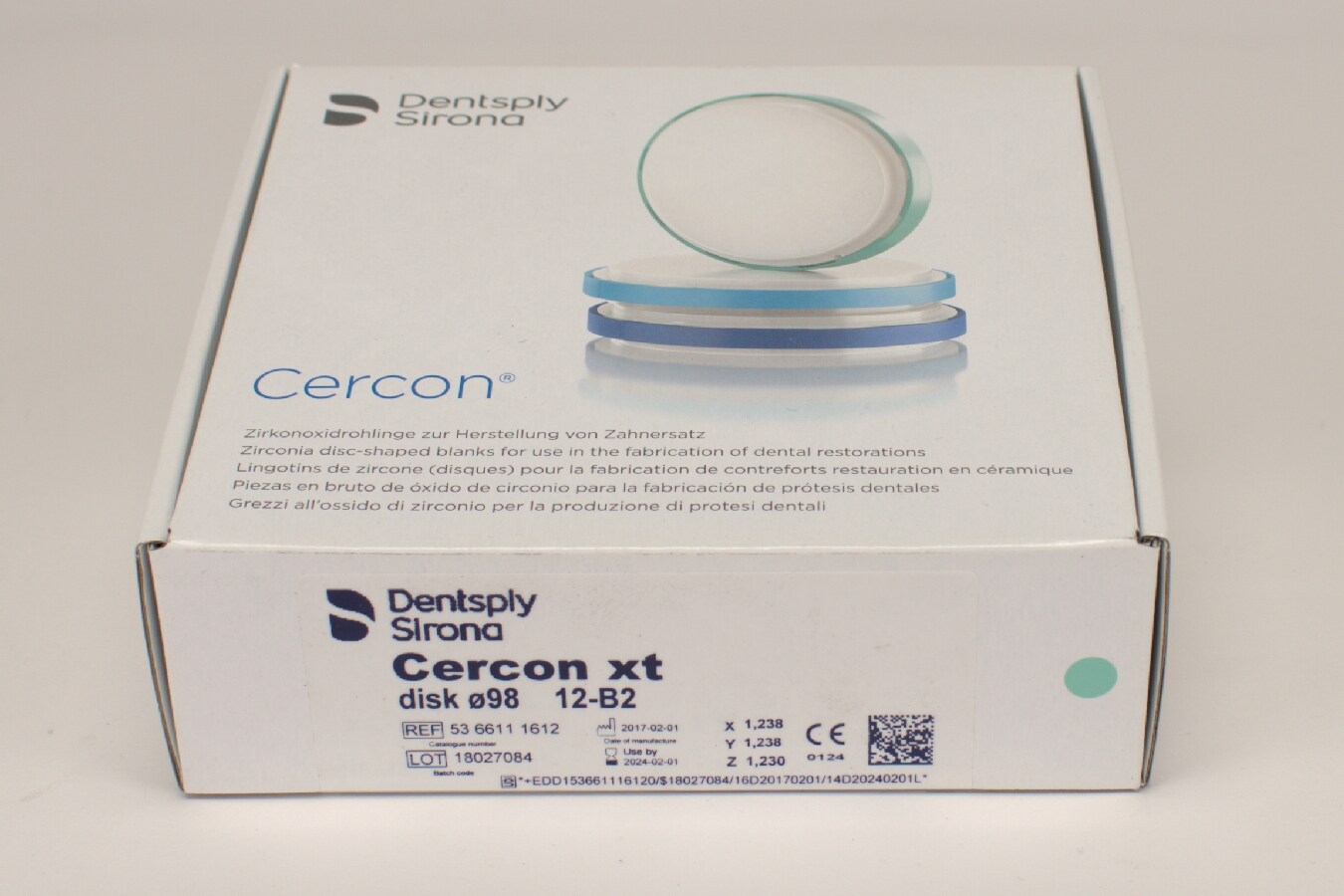Cercon xt B2 disk 98x12mm