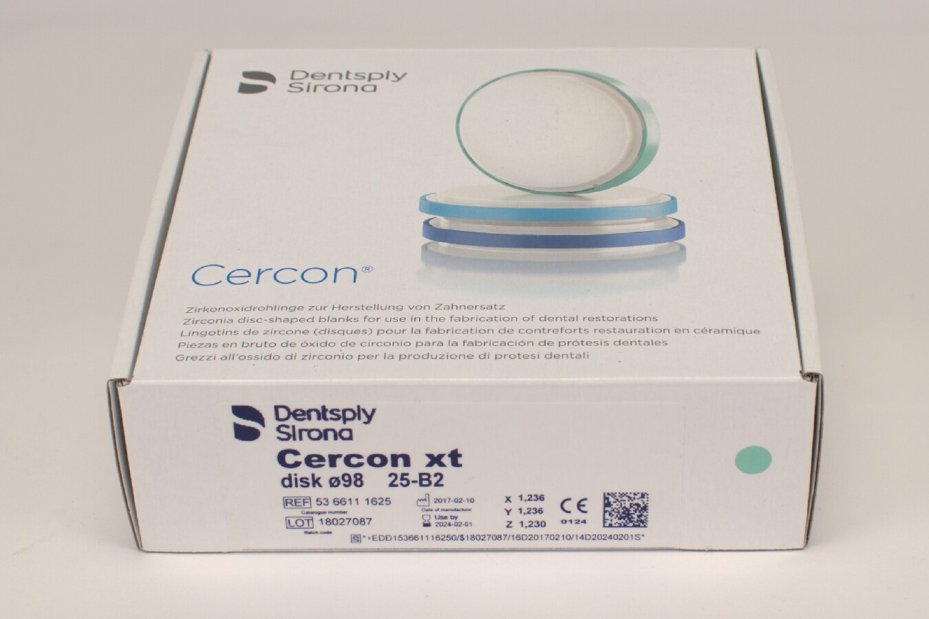 Cercon xt B2 disk 98x25mm