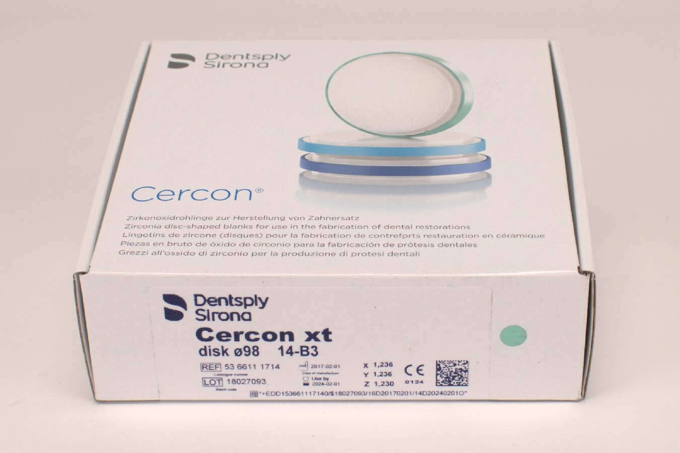 Cercon xt B3 disk 98x14mm